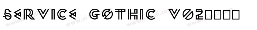 Service Gothic v02字体转换